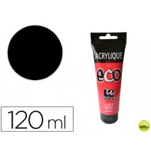 PINTURA ACRILICA WINGO ECO NEGRO TUBO DE 120 ML
