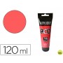 PINTURA ACRILICA WINGO ECO ROJO PERMANENTE CLARO TUBO DE 120 ML