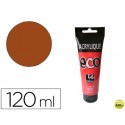 PINTURA ACRILICA WINGO ECO TIERRA SIENA QUEMADA TUBO DE 120 ML