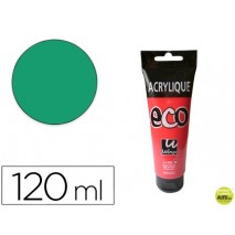 PINTURA ACRILICA WINGO ECO VERDE ESMERALDA TUBO DE 120 ML