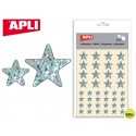 GOMETS APLI ESTRELLA HOLOGRAFICO BOLSA CON 3 HOJAS