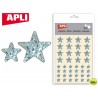 GOMETS APLI ESTRELLA HOLOGRAFICO BOLSA CON 3 HOJAS