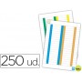 TIRA DE PAPEL PARA VISORES PACK DE 250 ETIQUETAS