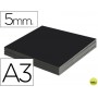 CARTON PLUMA LIDERPAPEL NEGRO DOBLE CARA DIN A3 ESPESOR 5 MM