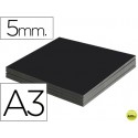 CARTON PLUMA LIDERPAPEL NEGRO DOBLE CARA DIN A3 ESPESOR 5 MM