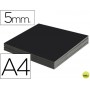 CARTON PLUMA LIDERPAPEL NEGRO DOBLE CARA DIN A4 ESPESOR 5 MM