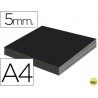 CARTON PLUMA LIDERPAPEL NEGRO DOBLE CARA DIN A4 ESPESOR 5 MM