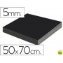 CARTON PLUMA LIDERPAPEL NEGRO DOBLE CARA 50X70 CM ESPESOR 5 MM
