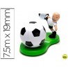 PORTAROLLO SOBREMESA SCOTCH MUNDIAL FUTBOL DE 7,5 MTX19MM INCLUYE ROLLO DE CINTA MAGIC