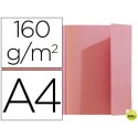 SUBCARPETA EXACOMPTA DIN A4 ROSA 160G/M2 CON SOLAPA INTERIOR