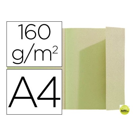 SUBCARPETA EXACOMPTA DIN A4 VERDE 160G/M2 CON SOLAPA INTERIOR