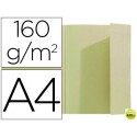 SUBCARPETA EXACOMPTA DIN A4 VERDE 160G/M2 CON SOLAPA INTERIOR