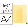 SUBCARPETA EXACOMPTA DIN A4 AMARILLO 160G/M2 CON SOLAPA INTERIOR
