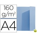 SUBCARPETA EXACOMPTA DIN A4 AZUL 160G/M2 CON SOLAPA INTERIOR