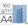 SUBCARPETA EXACOMPTA DIN A4 AZUL 160G/M2 CON SOLAPA INTERIOR