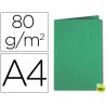 SUBCARPETA EXACOMPTA DIN A4 VERDE OSCURO 80G/M2