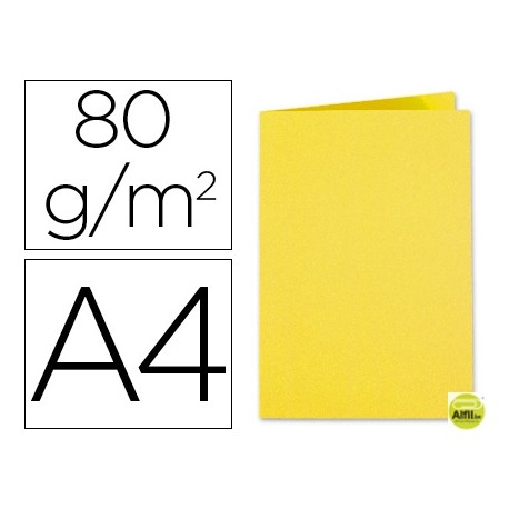 SUBCARPETA EXACOMPTA A4 AMARILLO 80G/M2