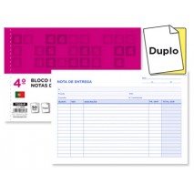TALONARIO LIDERPAPEL ENTREGAS CUARTO APAISADO 229 DUPLICADO -TEXTO EN PORTUGUES