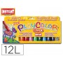 TEMPERA SOLIDA EN BARRA INSTANT ESCOLAR CAJA DE 12 COLORES SURTIDOS