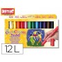 TEMPERA SOLIDA EN BARRA INSTANT POCKET ESCOLAR CAJA DE 12 COLORES SURTIDOS