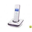 TELEFONO INALAMBRICO SPC TELECOM 7243T MORADO IDENTIFICADOR DE LLAMADAS AGENDA PANTALLA
