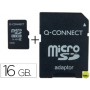 MEMORIA SD MICRO Q-CONNECT FLASH 16 GB CLASE 6 CON ADAPTADOR