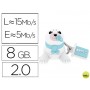 MEMORIA USB EMTEC FLASH 8 GB 2.0 ANIMALS BEBE FOCA