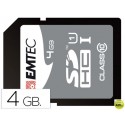 MEMORIA SDHC EMTEC FLASH 4 GB CLASE 10