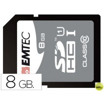 MEMORIA SDHC EMTEC FLASH 8 GB CLASE 10
