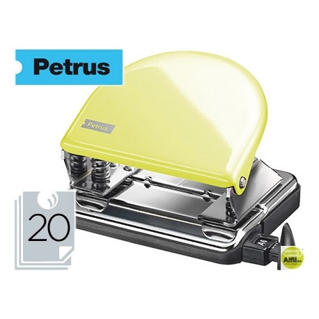 TALADRADOR PETRUS 52 AMARILLO MELLOW YELLOW CAPACIDAD 20 HOJAS