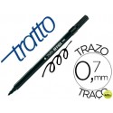 ROTULADOR TRATTO OFFICE FINE PUNTA DE FIBRA TRAZO 0,7 MM NEGRO