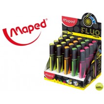 ROTULADOR MAPED FLUO PEPS MAXI EXPOSITOR DE 20 UNIDADES COLORES SURTIDOS