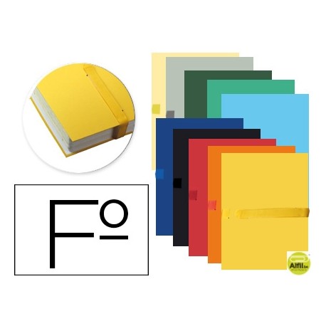 CARPETA PROYECTO FAST- PAPERFLOW FOLIO CON BOLSA Y SOLAPA LOMO EXTENSIBLE PACK DE 10 UNIDADES COLORE