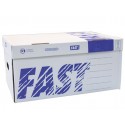 CAJON FAST-PAPERFLOW CARTON PARA 6 CAJAS ARCHIVO DEFINITIVO CON LOMO 8 CM DIN A4 PACK DE 5 UNIDADES