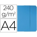SUBCARPETAS CARTULINAS VIP FAST-PAPERFLOW FOLIO CON SOLAPA COLOR AZUL
