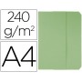 SUBCARPETAS CARTULINAS VIP FAST-PAPERFLOW FOLIO CON SOLAPA COLOR VERDE PASTEL
