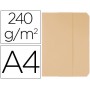 SUBCARPETAS CARTULINAS VIP FAST-PAPERFLOW FOLIO CON SOLAPA COLOR CREMA PASTEL
