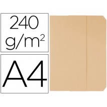 SUBCARPETAS CARTULINAS VIP FAST-PAPERFLOW FOLIO CON SOLAPA COLOR CREMA PASTEL