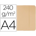 SUBCARPETAS CARTULINAS VIP FAST-PAPERFLOW FOLIO CON SOLAPA COLOR CREMA PASTEL