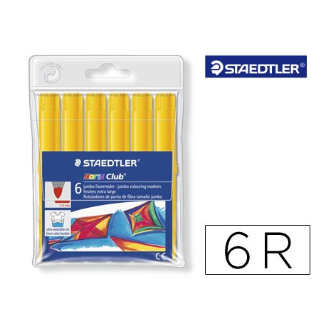 ROTULADOR STAEDTLER COLOR JUMBO TRAZO 3 MM UNICOLOR AMARILLO