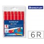 ROTULADOR STAEDTLER COLOR JUMBO TRAZO 3 MM CAJAS UNICOLOR ROJO
