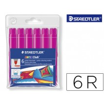 ROTULADOR STAEDTLER COLOR JUMBO TRAZO 3 MM -CAJAS UNICOLOR ROSA