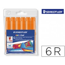 ROTULADOR STAEDTLER COLOR JUMBO TRAZO 3 MM -CAJAS UNICOLOR NARANJA