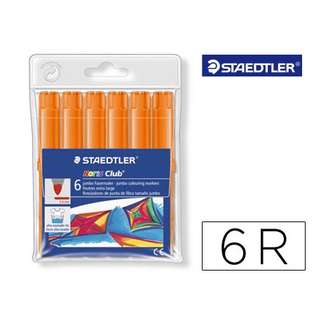 ROTULADOR STAEDTLER COLOR JUMBO TRAZO 3 MM -CAJAS UNICOLOR NARANJA