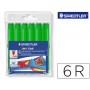 ROTULADOR STAEDTLER COLOR JUMBO TRAZO 3 MM -CAJAS UNICOLOR VERDE LIMA