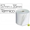 ROLLO SUMADORA Q-CONNECT TERMICO 57 MM ANCHO X 35MM DIAMETRO PARA MAQUINAS TERMINAL PUNTO DE VENTA