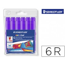ROTULADOR STAEDTLER COLOR JUMBO TRAZO 3 MM -CAJAS UNICOLOR LILA