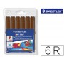 ROTULADOR STAEDTLER COLOR JUMBO TRAZO 3 MM -CAJAS UNICOLOR MARRON