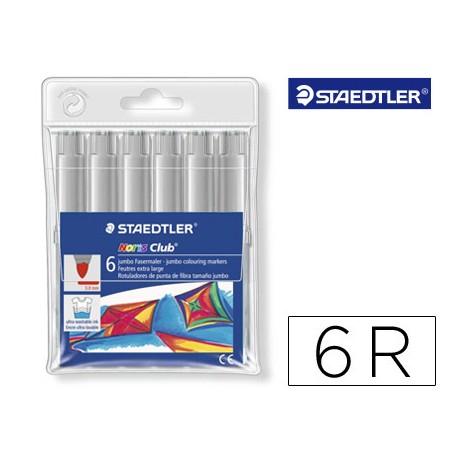 ROTULADOR STAEDTLER COLOR JUMBO TRAZO 3 MM -CAJAS UNICOLOR GRIS