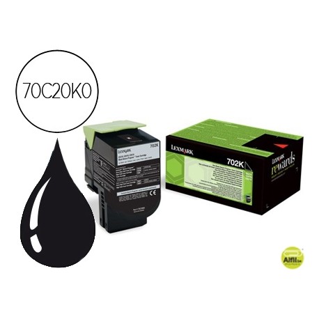 TONER LEXMARK NEGRO RETORNABLE 1000 PAG MS310D/410D MS310DN/410DN/510DN 410DTN